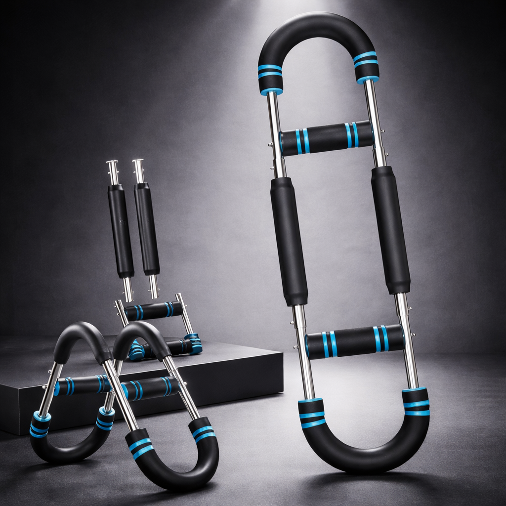 Attrezzo fitness Allenatore braccia Resistenza a molla Acciaio Inox Allenamento