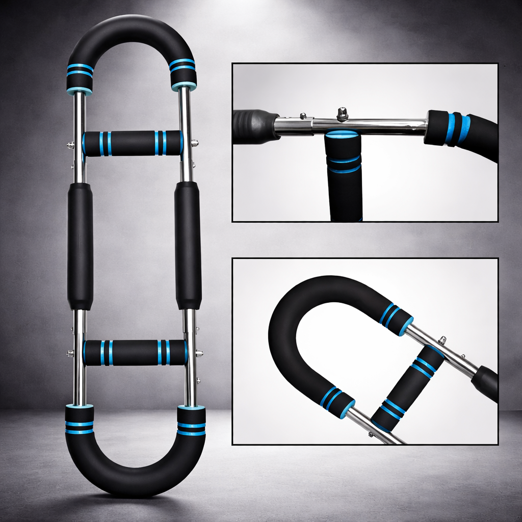 Attrezzo fitness Allenatore braccia Resistenza a molla Acciaio Inox Allenamento
