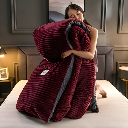 Fleece Bettbezug Weich Gemütlich Komfortabler Schlafkomfort Zuhause