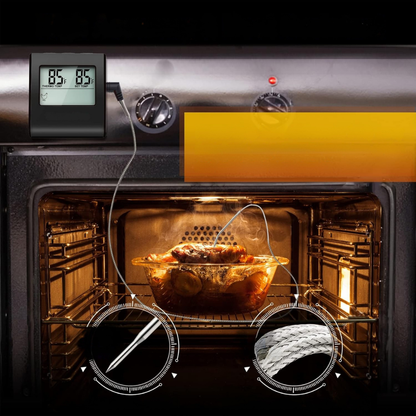 Meat Thermometer Digital Probe Grill Oven BBQ