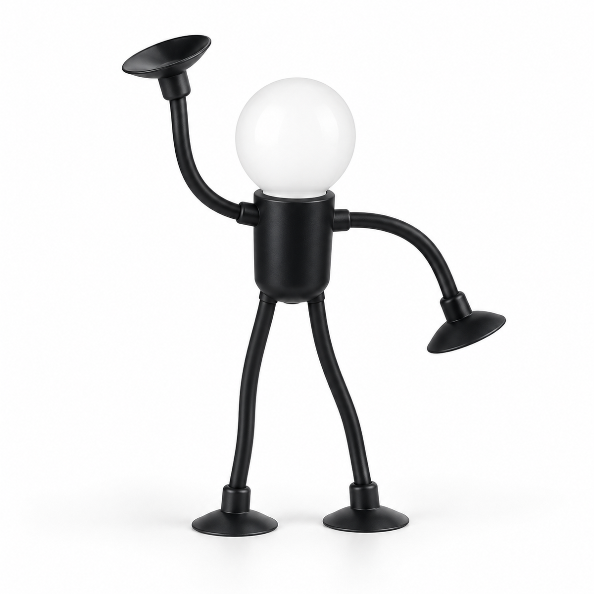 Flexilampe Kreative Tischlampe Saugnapf Lampe Tischbeleuchtung