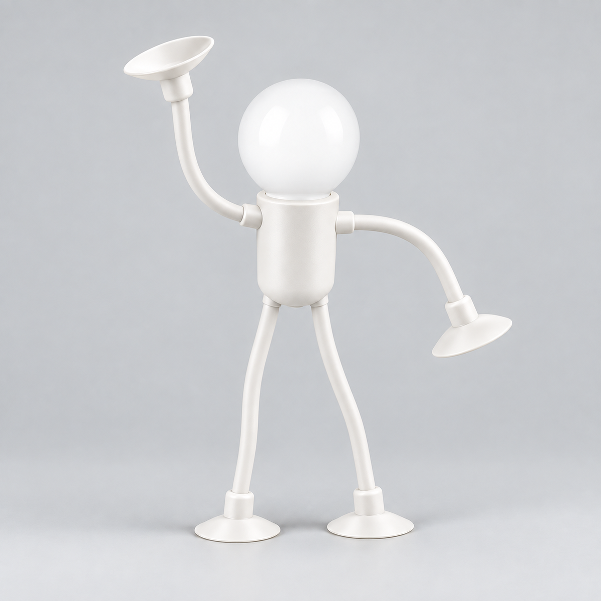 Flexilampe Kreative Tischlampe Saugnapf Lampe Tischbeleuchtung
