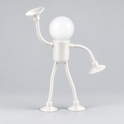 Flexilampe Kreative Tischlampe Saugnapf Lampe Tischbeleuchtung