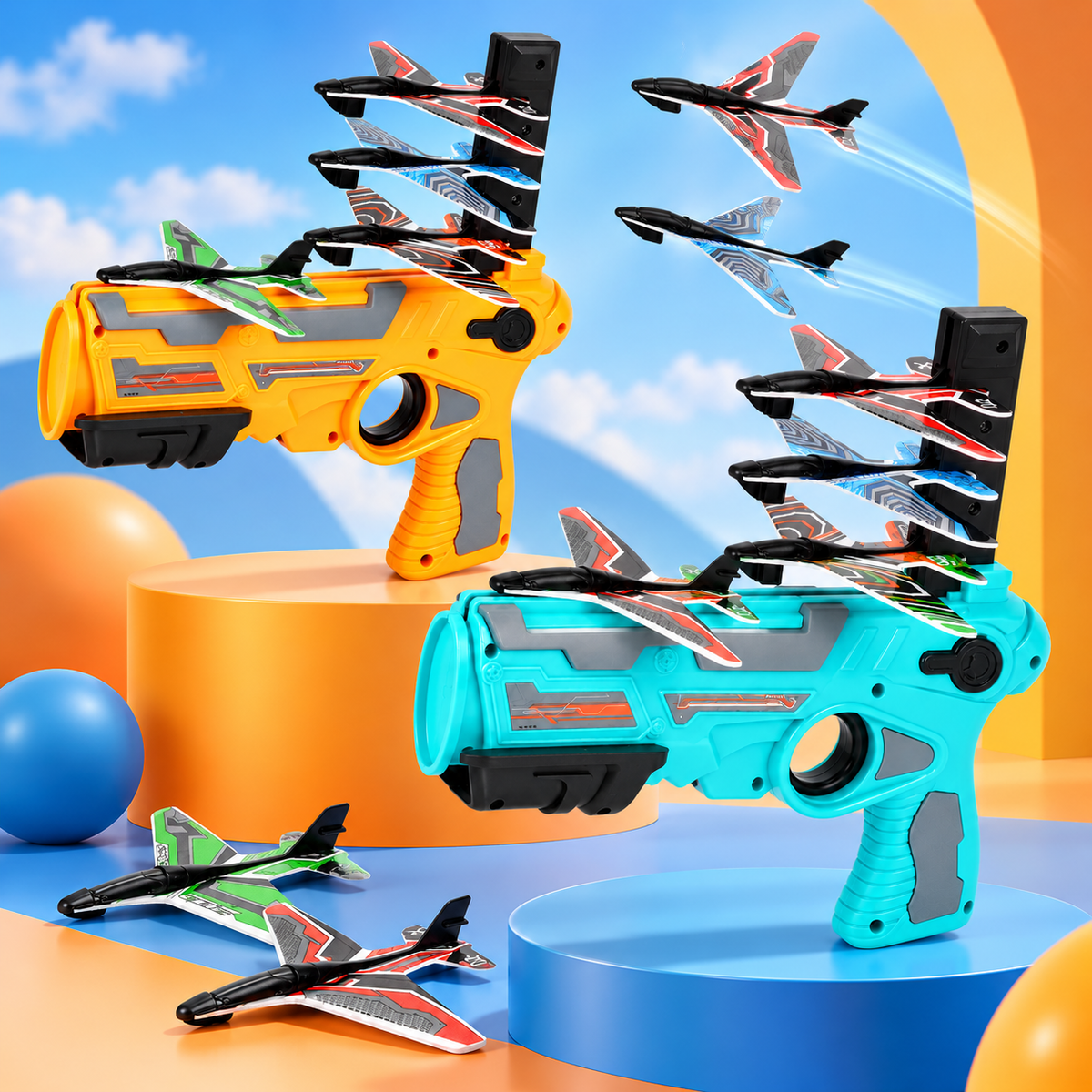 Flugzeug Spielzeug Für Kinder Flugzeug Shooter Ohne Batterien