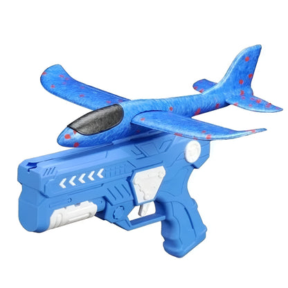 Airplane Toy Throw Glider Catapult Launcher Outdoor Game