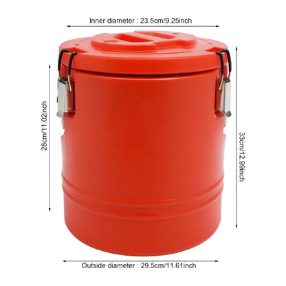 Contenitore isolante termico in acciaio inox, contenitore per mantenere caldo