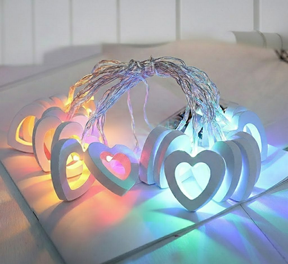 Guirlande lumineuse LED étoiles en papier blanc chaud intérieur