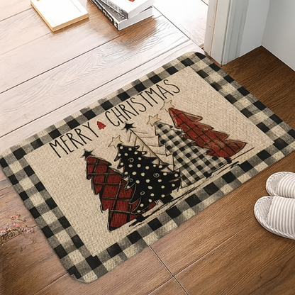 Fußmatte Weihnachtsdeko Innen Rutschfest Polyester