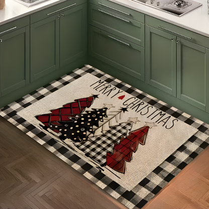 Fußmatte Weihnachtsdeko Innen Rutschfest Polyester