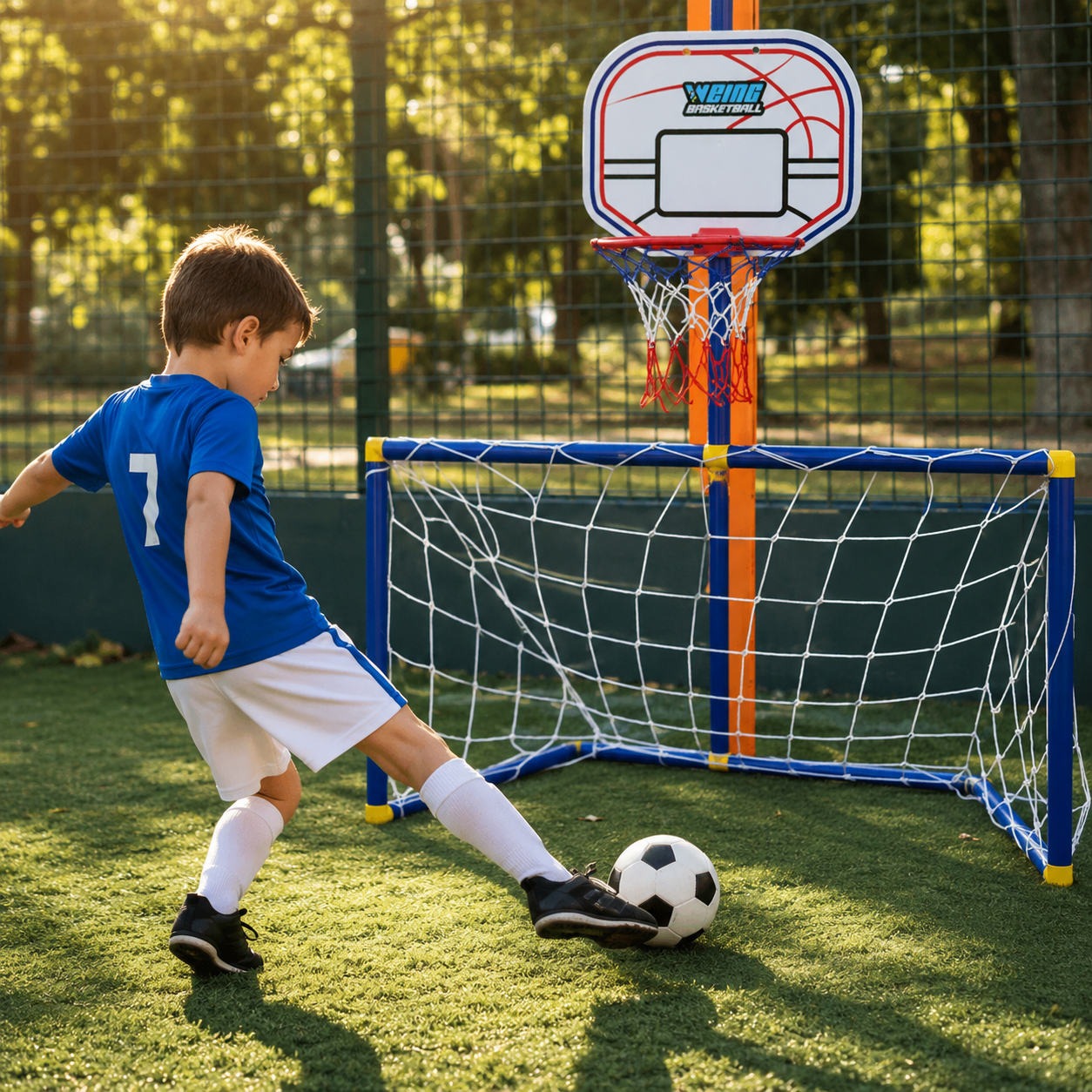 But de football Panier de basket Jeu sportif Ensemble de jeu de mouvement