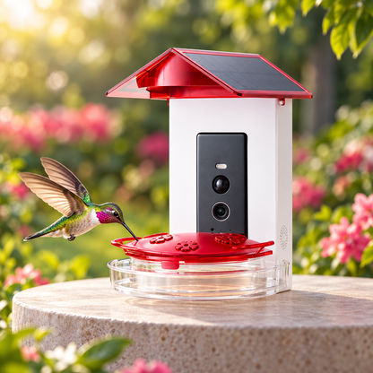Futterspender Mit Videokamera Wetterfest Kolibri Gartenmodell