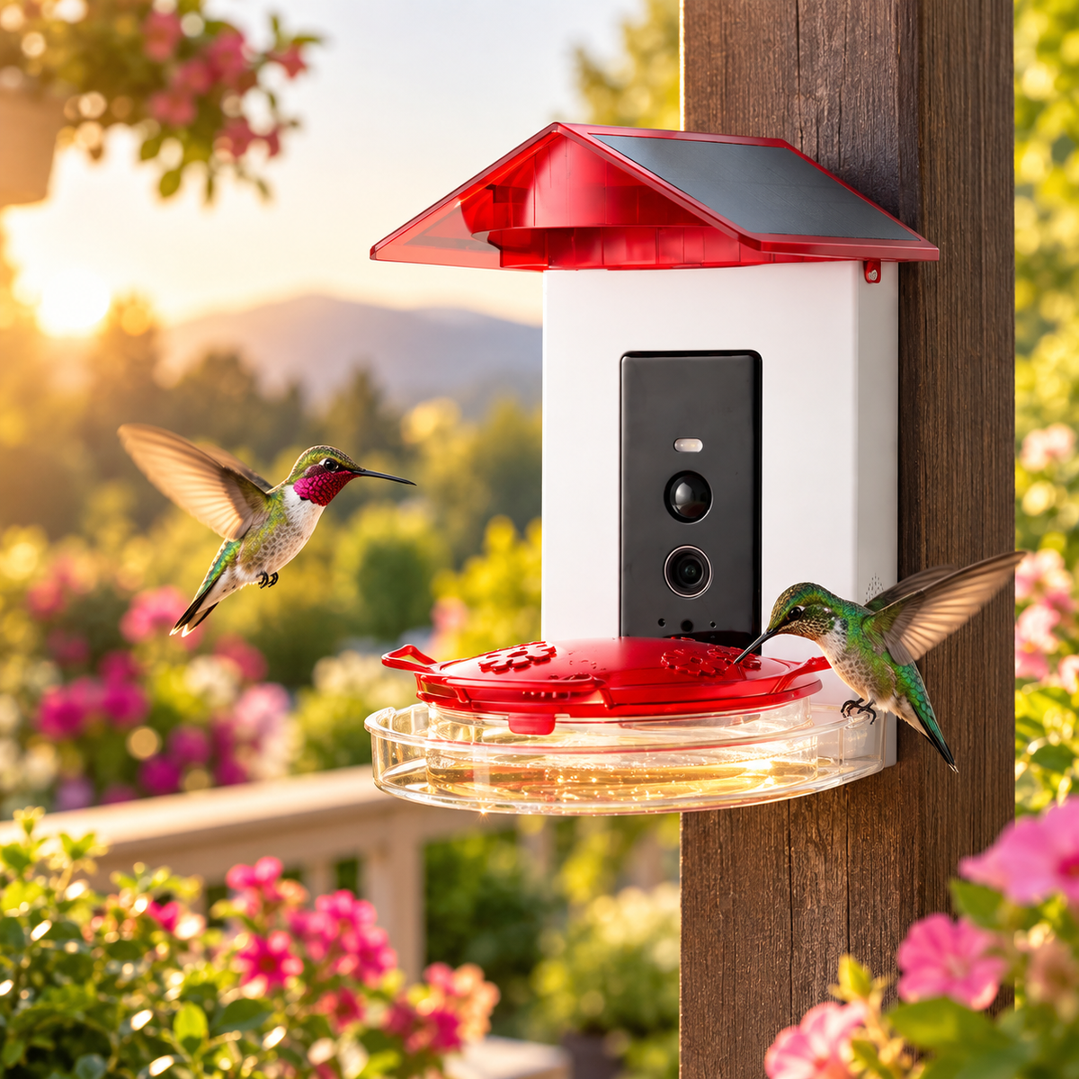 Futterspender Mit Videokamera Wetterfest Kolibri Gartenmodell
