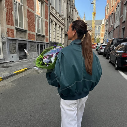 Oversized Leren Jas - Stoer en Casual - Zwart - Ideaal voor Lente, Herfst en Winter - Image 6