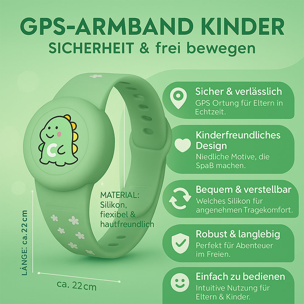 GPS-Armband Kinder – Sicherheit & frei bewegen