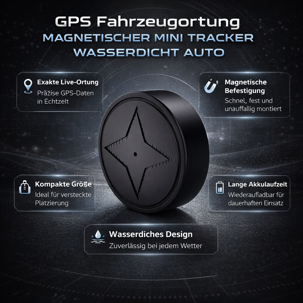 GPS Vehicle Tracking Magnetic Mini Tracker Waterproof Car