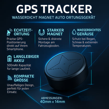 GPS Tracker Wasserdicht Magnet Auto Ortungsgerät