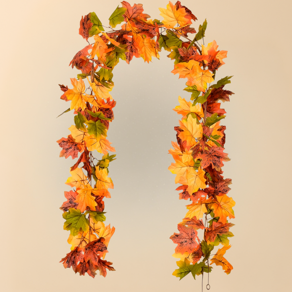 Girlanden Deko Künstliche Ahornblätter Wohnraumgestaltung
