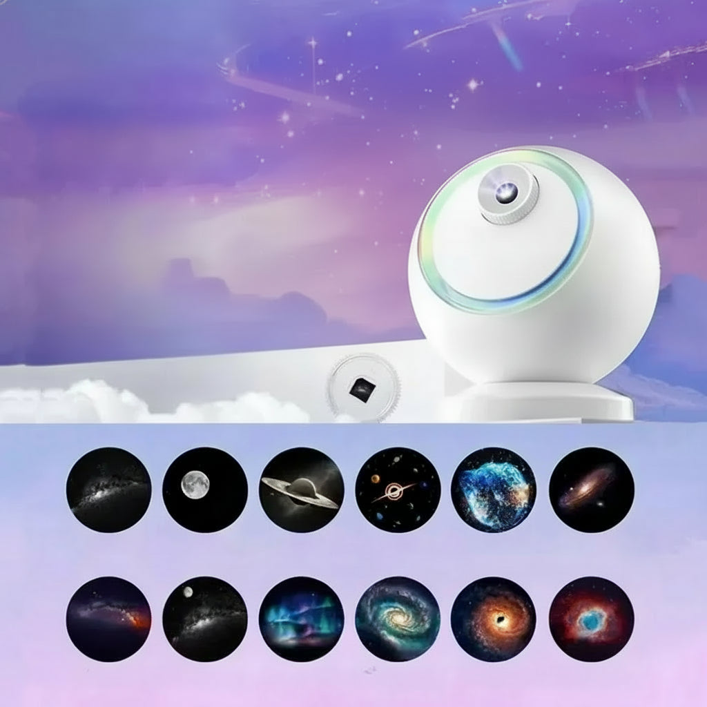 HD Sternenhimmel Projektor Bluetooth Lautsprecher Nachtlicht Kinder