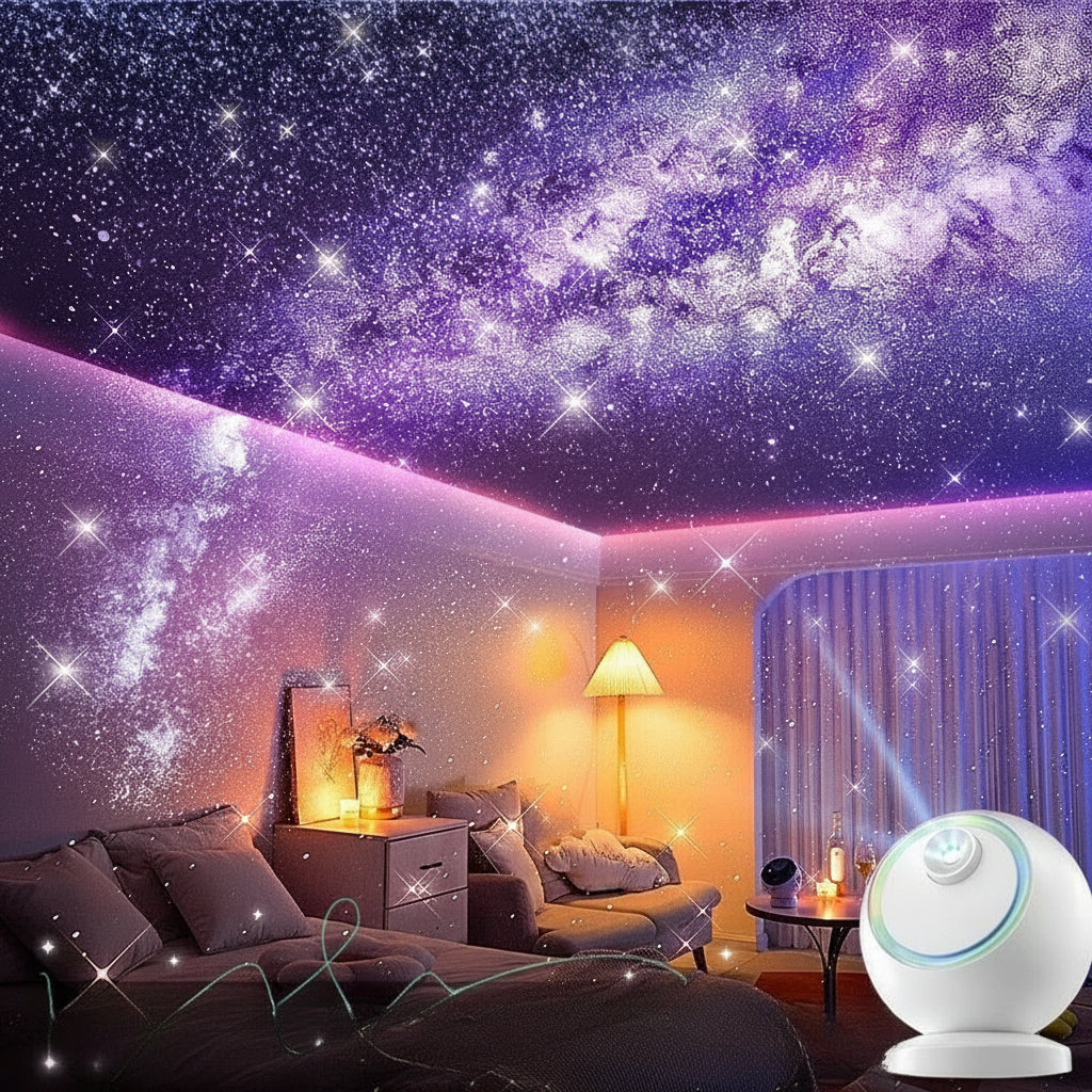HD Sternenhimmel Projektor Bluetooth Lautsprecher Nachtlicht Kinder