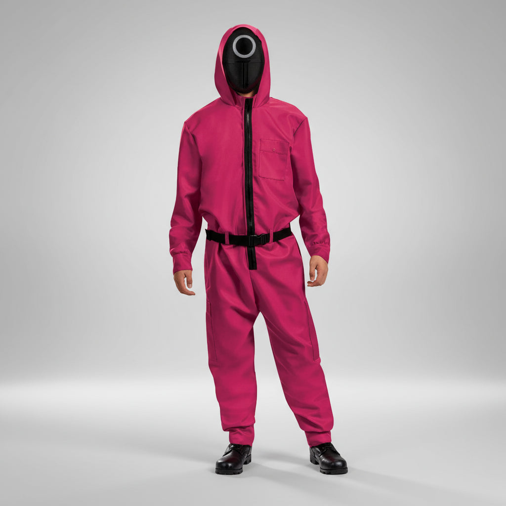 Adult Costume Jumpsuit with Mask Halloween Carnival Cosplay