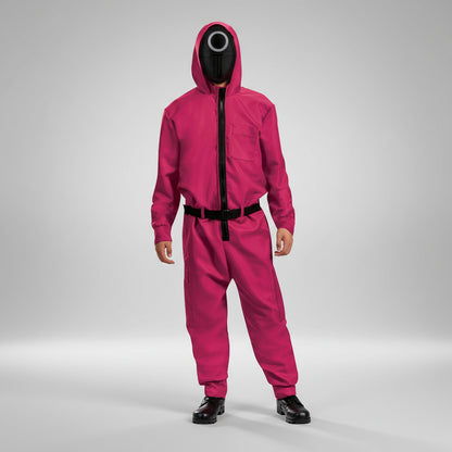 Adult Costume Jumpsuit with Mask Halloween Carnival Cosplay