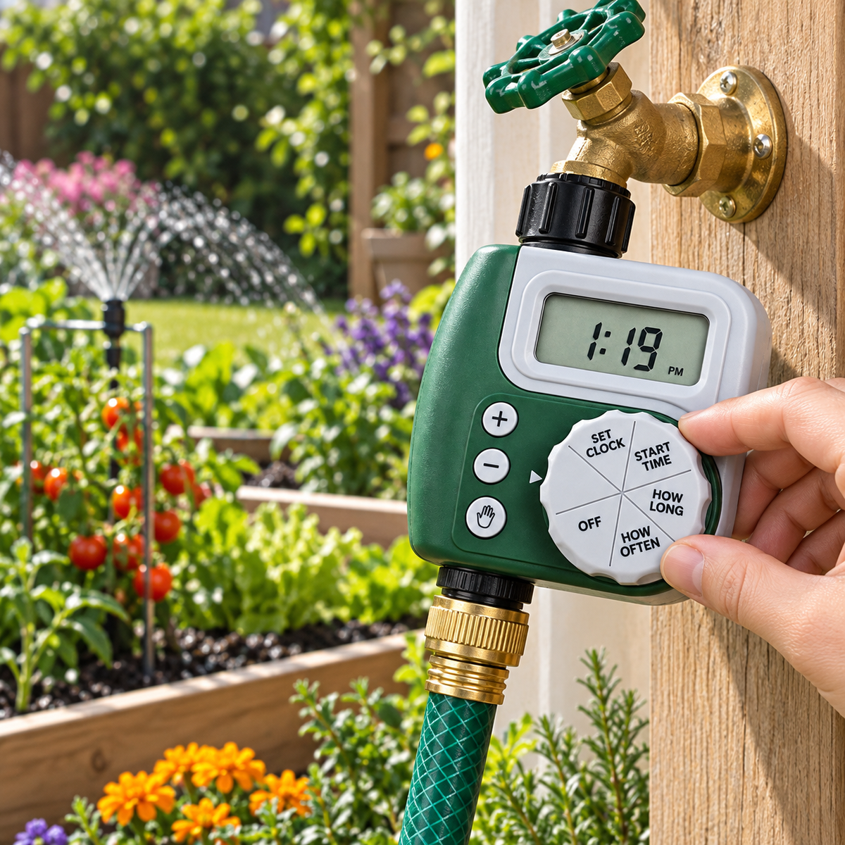 Garten Bewässerungstimer Digital Automatisch Zeitsteuerung