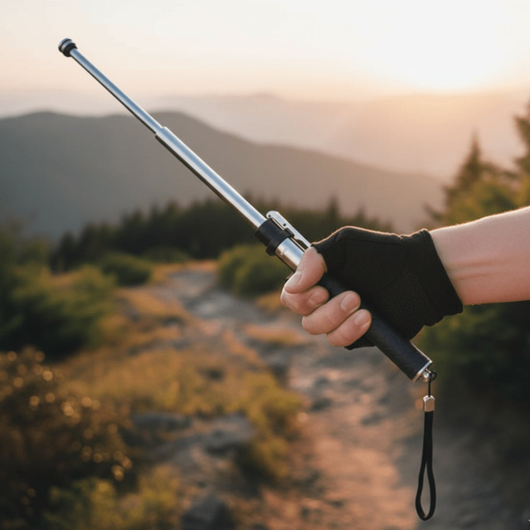 Folding Walking Stick Telescopic Hiking Stick for Travel and Everyday Use