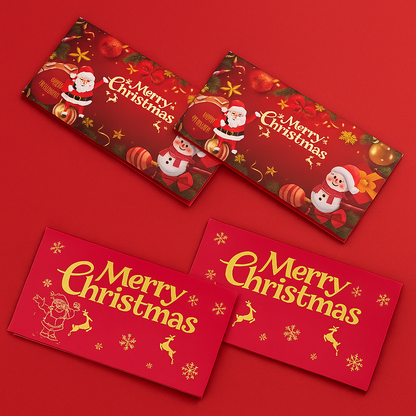 Money Envelope Christmas Creative 3D Pop Up Gift Packaging Paper