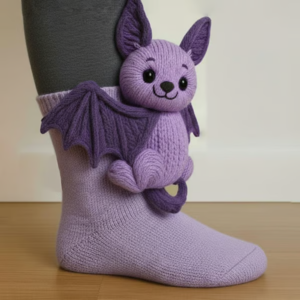 Gemütliche 3D-Tier Slipper-Socken Rutschfest Atmungsaktiv6