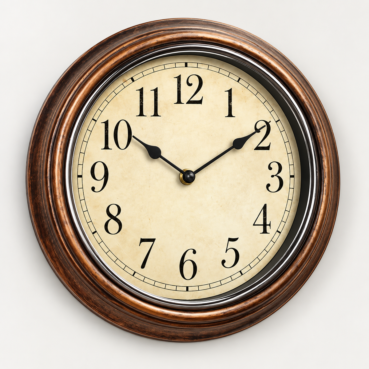 Geräuschlose Wanduhr Für Büro Klassische Quarzwerk Uhr