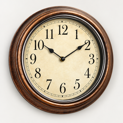 Geräuschlose Wanduhr Für Büro Klassische Quarzwerk Uhr