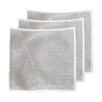 Scratch-free multifunctional kitchen cleaning nylon dish towel