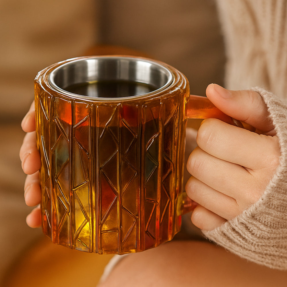 Glas Becher Buch Design Kreative Glas Tasse Buntes 3D Trinkgeschirr