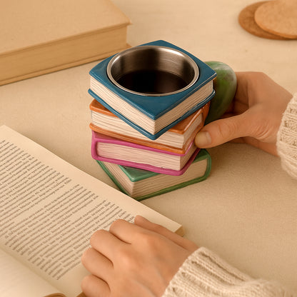 Glas Becher Buch Design Kreative Glas Tasse Buntes 3D Trinkgeschirr