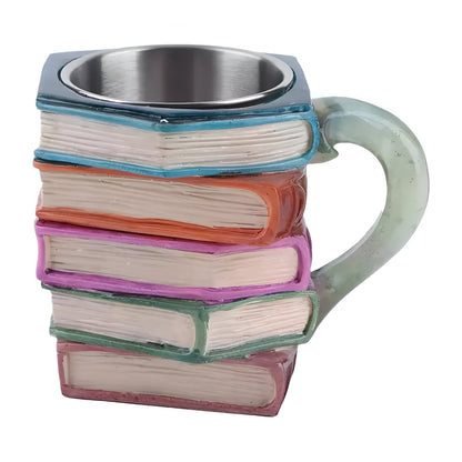 Glas Becher Buch Design Kreative Glas Tasse Buntes 3D Trinkgeschirr