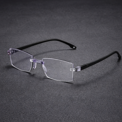 Gafas progresivas sin montura ultraligeras filtro anti luz azul ayuda visual