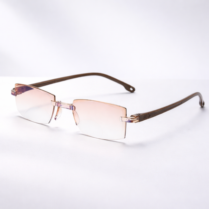 Gafas progresivas sin montura ultraligeras filtro anti luz azul ayuda visual