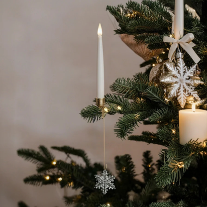Weihnachtsbaum Ornament LED Kerzen Fernbedienung Flicker Effekt