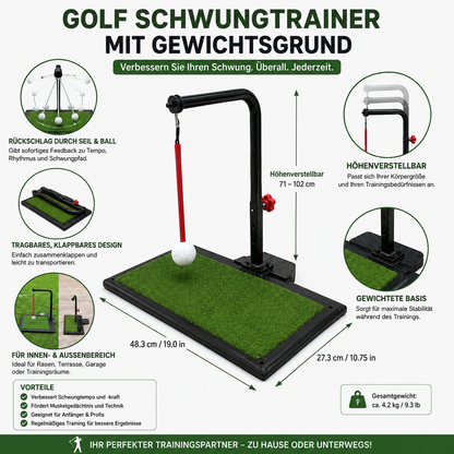 Golf Schwungtrainer Mit Gewichtsgrund übungsgerät