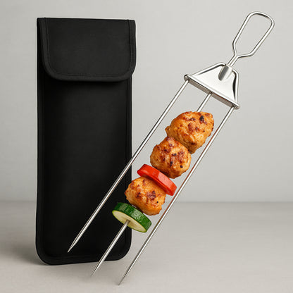 Grillspieße Edelstahl Dreifach BBQ Set