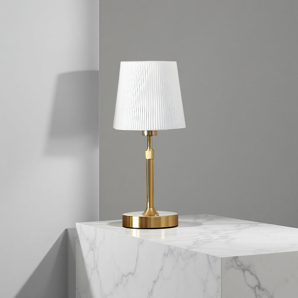 Tischlampe LED Dimmbar Kabellos Warmweiß aus Aluminium Modern