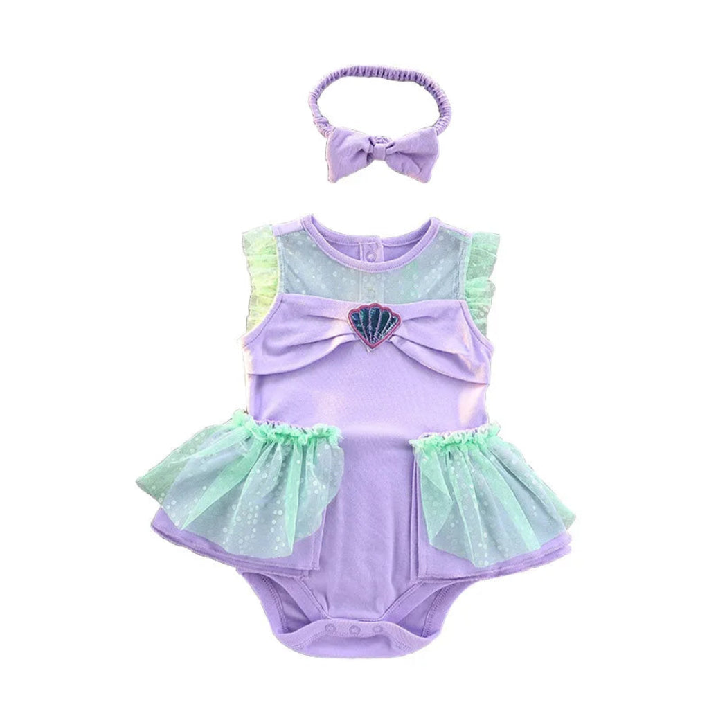 Costume di Halloween per bambini, set vestito in tulle da principessa