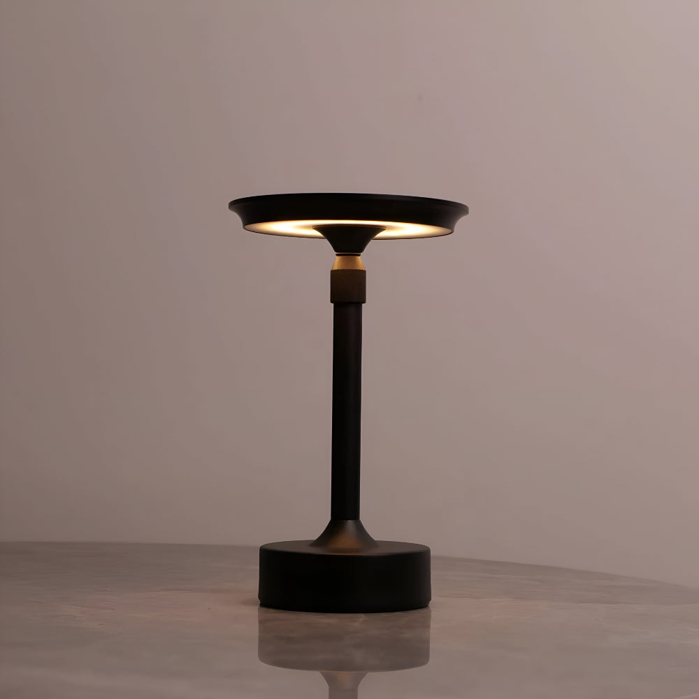 Tischlampe LED Dimmbar Kabellos Warmweiß aus Aluminium Modern