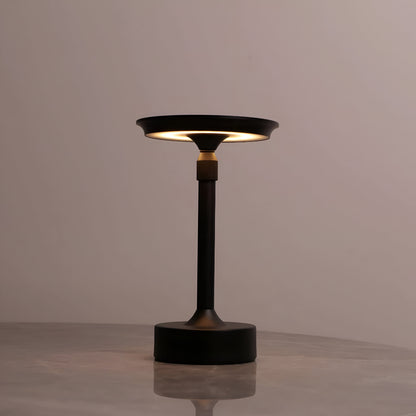 Tischlampe LED Dimmbar Kabellos Warmweiß aus Aluminium Modern