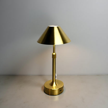 Tischlampe LED Dimmbar Kabellos Warmweiß aus Aluminium Modern