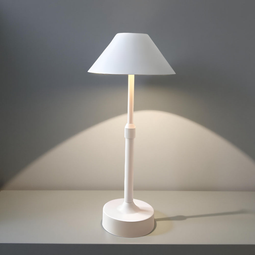 Tischlampe LED Dimmbar Kabellos Warmweiß aus Aluminium Modern