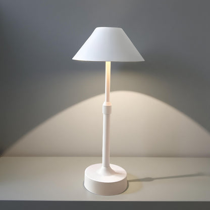 Tischlampe LED Dimmbar Kabellos Warmweiß aus Aluminium Modern