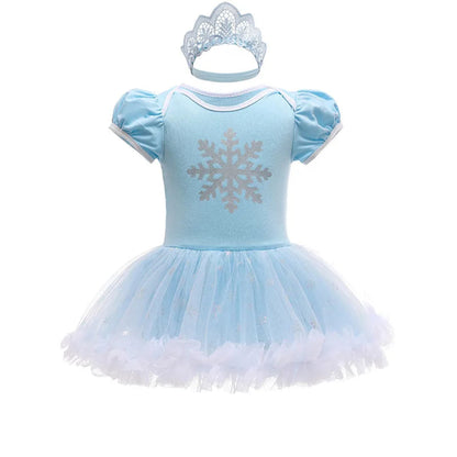 Costume di Halloween per bambini, set vestito in tulle da principessa