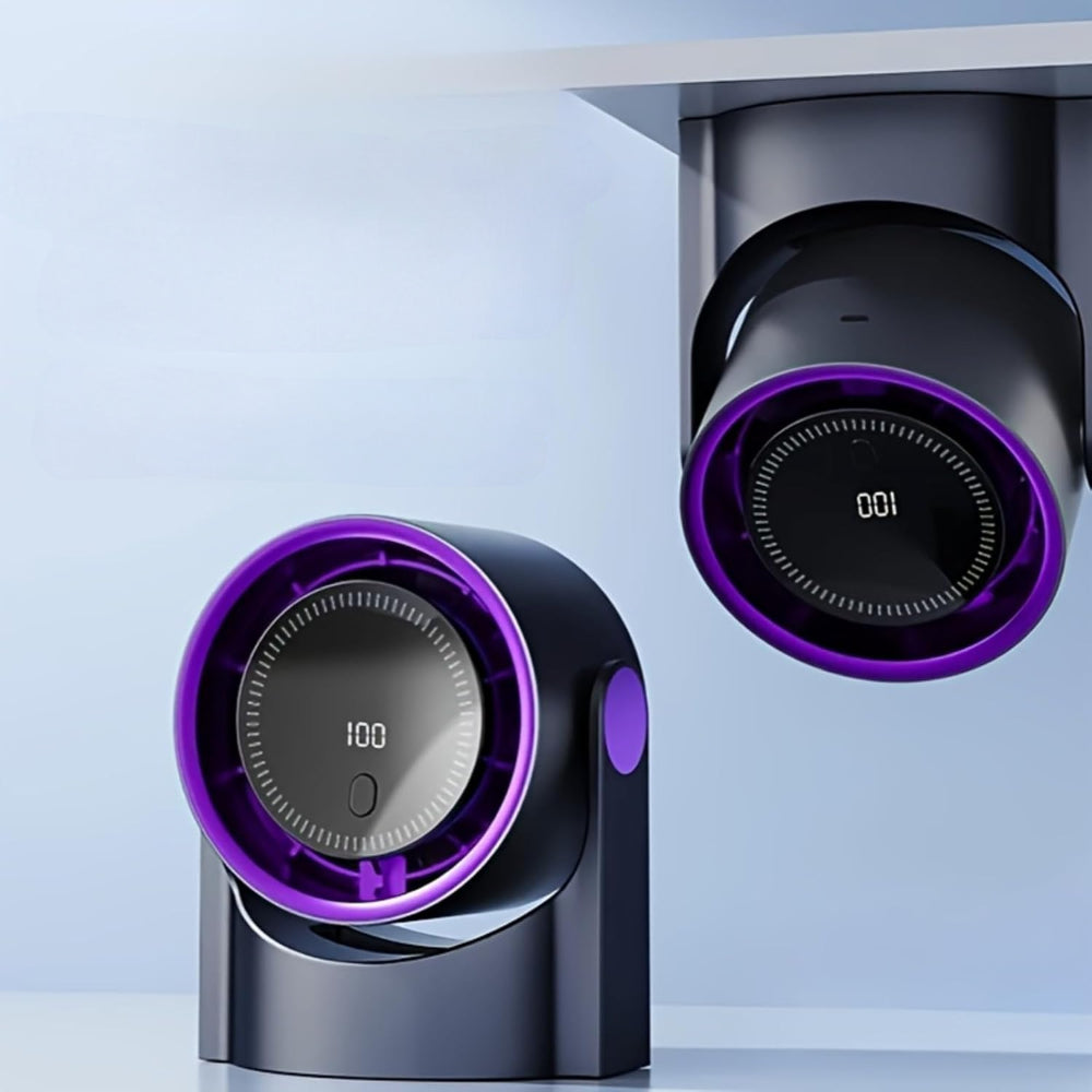 USB Table Fan Portable Swivel Air Cooler