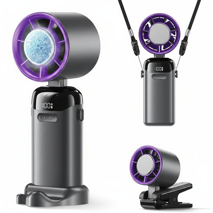 Ventilatore Mini Portatile Supporto Tavolo Raffreddamento USB